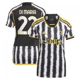Koszulka Juventus 2023-24 DI Maria 22 Damska Domowe Koszulki Piłkarskie Krótki Rękaw